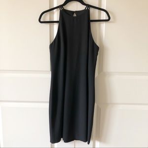 Randi May Collection Black Halter Open Back Dress